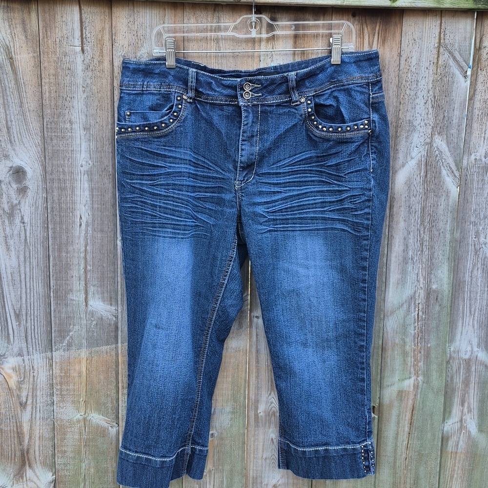 Suko Jeans Size 14 Capri - Picture 4 of 16